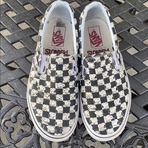 Peanuts Snoopy Checker Vans!